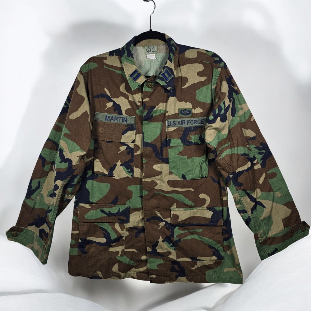 US Air‎ Force Camouflage Field Jacket Men Medium Airman Combat Uniform